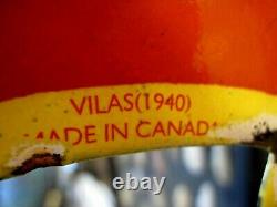 Rare1940 Cocacola Porcelaine À Double Face Plaquée 20 X 18 Fabriqué Au Canada