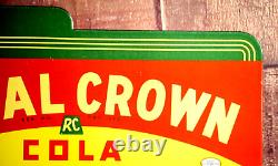 Royal Crown Cola, Double Face, Porcelaine Agglomérée, Rustique