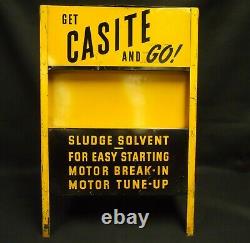 Service /station-service Casite Motor Oil Additive Double-sided Display Rack W Cans