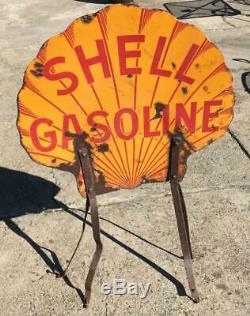 Shell Essence Porcelaine Signe Support Double Face Clam Shell Oil Automotive