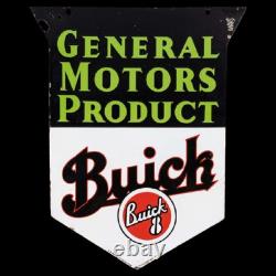 Signe en émail de porcelaine Buick 36x30 pouces double face