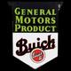 Signe En émail De Porcelaine Buick 36x30 Pouces Double Face