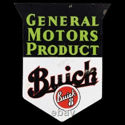Signe en émail de porcelaine Buick 36x30 pouces double face