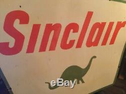 Sinclair Gas Oil Double Sided Porcelaine Signe