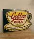 Sun Drop Golden Girl Cola Metal Sign Original Stout Manufacturing Double Sided