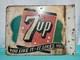 Vintage 7up -vous L'aimez- Enseigne &agrave; Ailettes En M&eacute;tal Originale Double Face De 1941 14x10