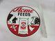 Vintage Advertising Acme Feeds Double Sided Flanged Sign Exc Cond A-264