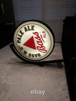 Vintage Basse & Cos Pale Ale Bar Sign Double Sided Light Up Pub Sign