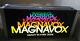 Vintage Double Face Magnavox Light Up Affichage Publicitaire Détaillant Magasin Sign Tv