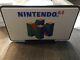Vintage N64 Store Promotionnel Sign Display Rare N64 Double Face