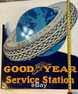 Vintage Service En Porcelaine De Goodyear 1930 Station De Double Face Bride Signe