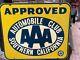 Vintage Southern California Aaa Service Bilaterale Signe