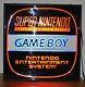 Vintage Super Nintendo Gameboy Nes Lumineux Panneau Double Face 80's 90's Store 2x2