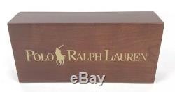 Vtg Années 90 Rare Polo Ralph Lauren Panneau D'affichage Du Magasin En Bois Double Face 5x10.5